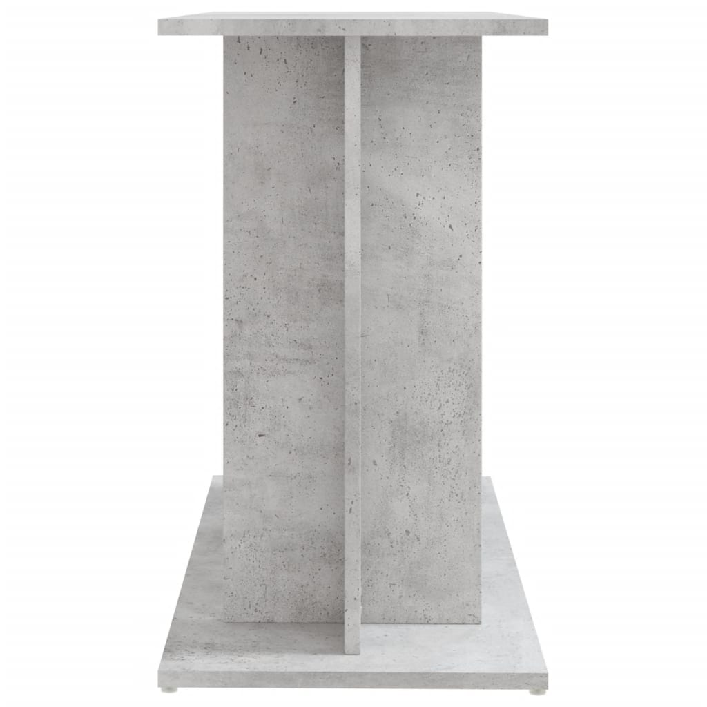 Aquariumstandaard Betongrijs 80x35x60 cm Bewerkt hout