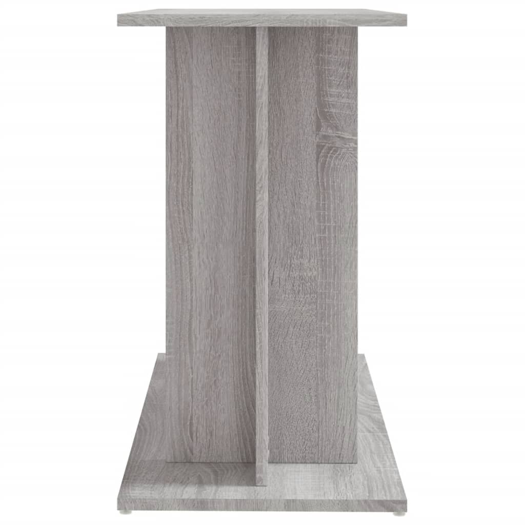 Aquariumstandaard Sonoma Grijs 80x35x60 cm Bewerkt Hout