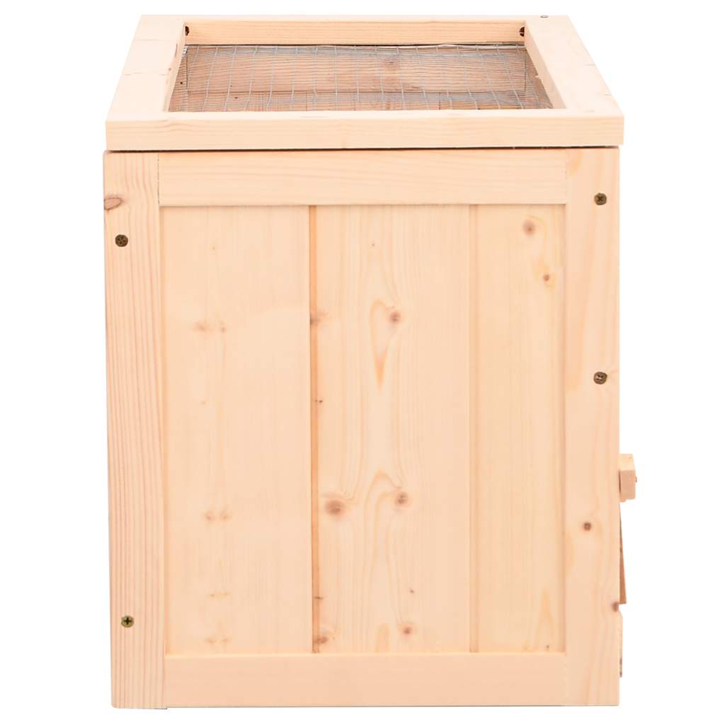 Hamsterkooi 60x30x35 cm massief vurenhout