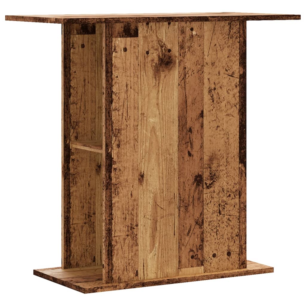 Aquariumstandaard Oud Hout 36x75x72,5 cm Bewerkt Hout
