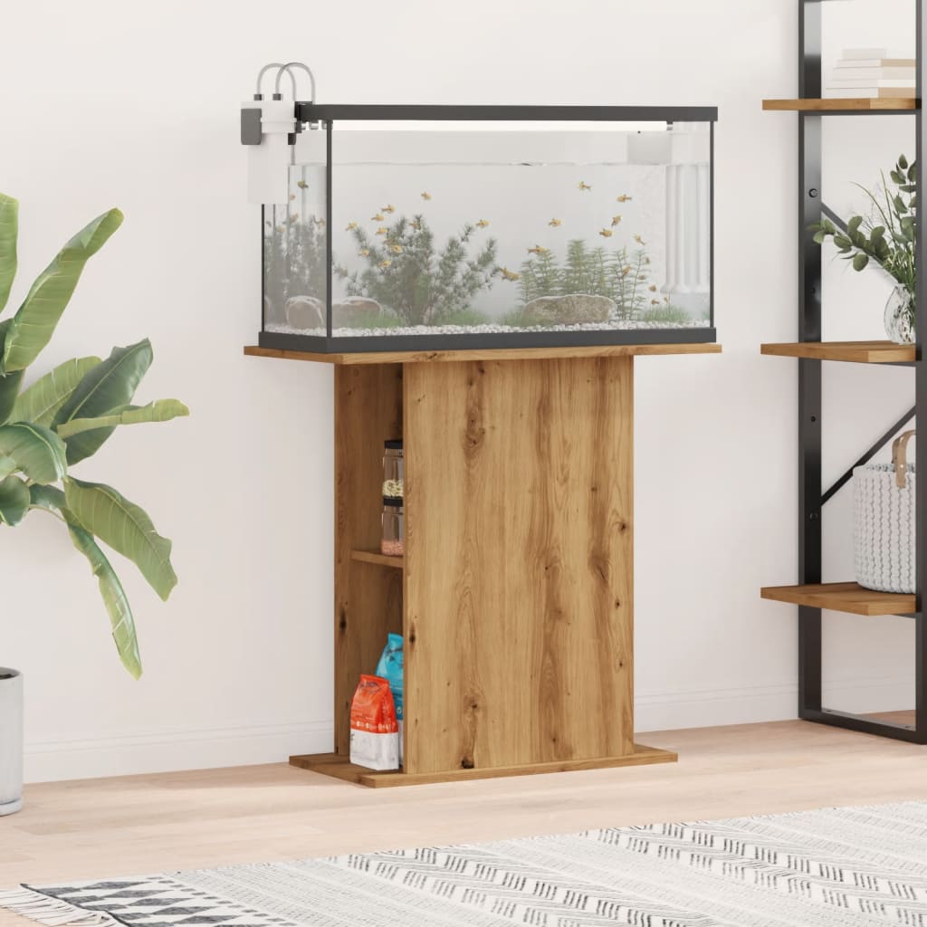 Aquariumstandaard Artisan Eikenhout 36x75x72,5 cm