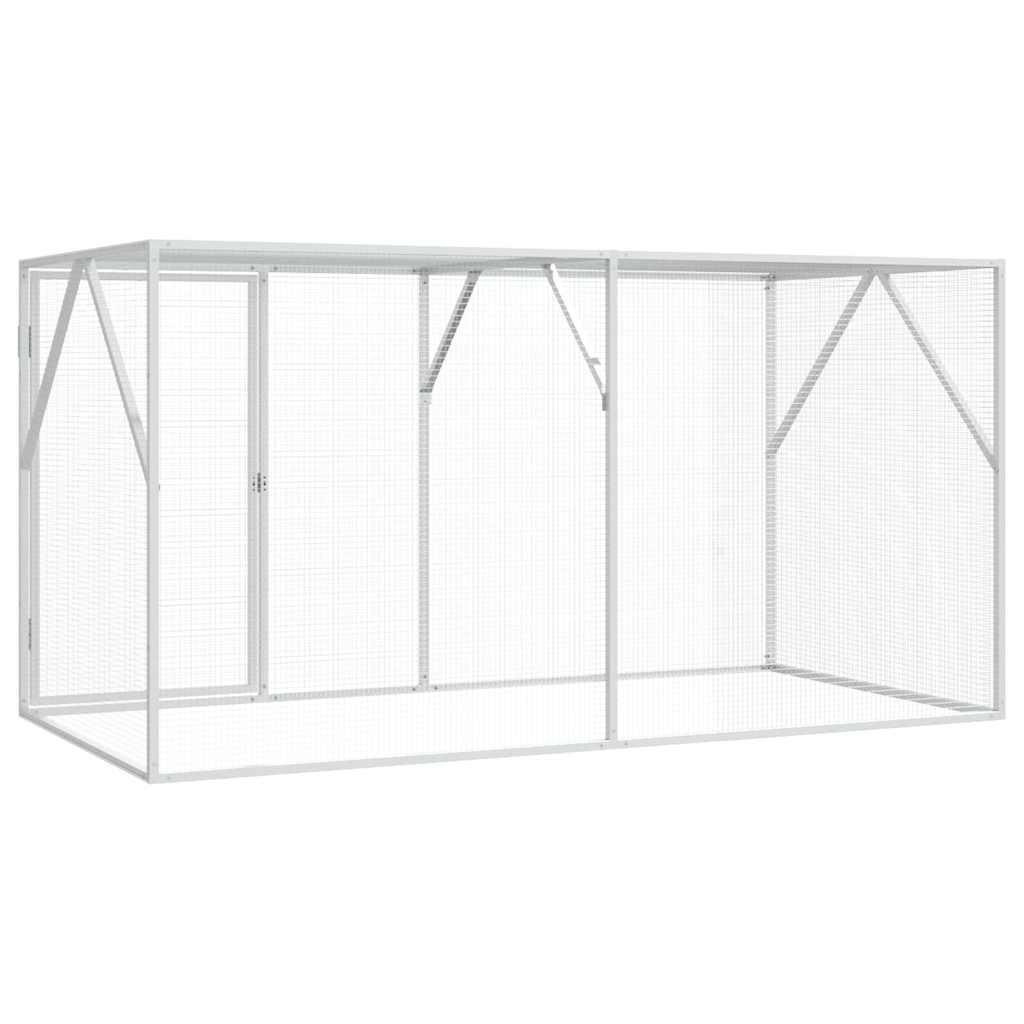 Vogelkooi Antraciet 208 x 102 x 108 cm Gegalvaniseerd staal