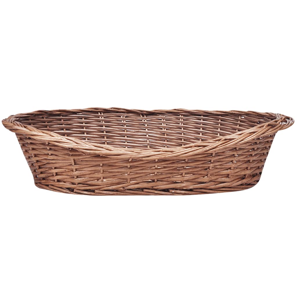 Hondenmand/huisdierenbed 50 cm natuurlijk wilgen