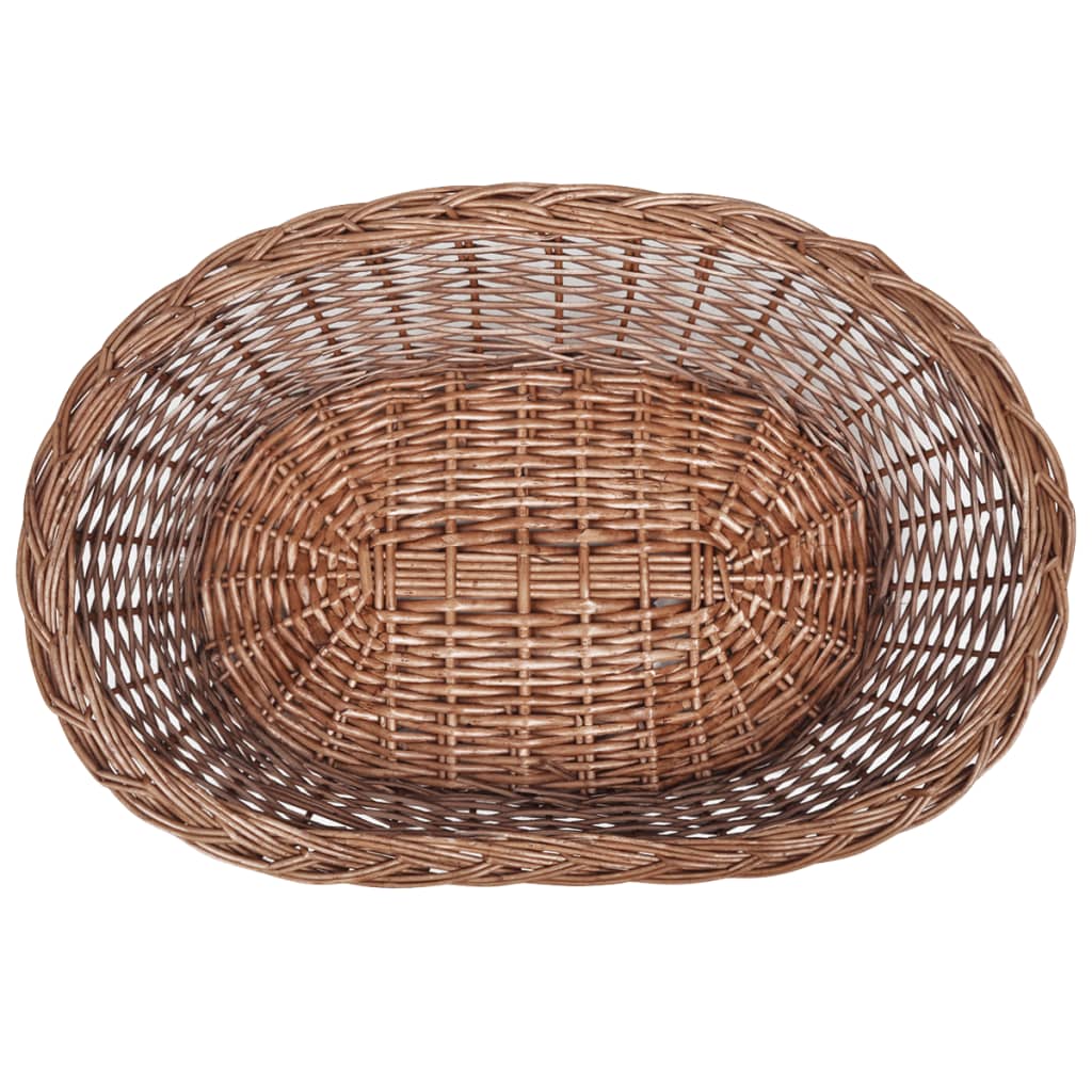 Hondenmand/huisdierenbed 50 cm natuurlijk wilgen