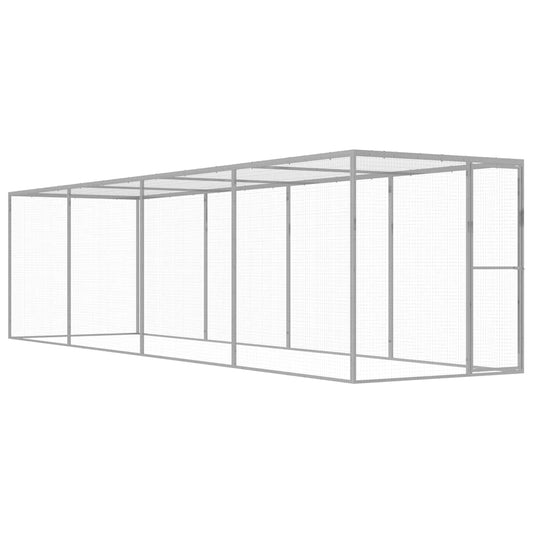 Kattenkooi 6x1,5x1,5 m gegalvaniseerd staal