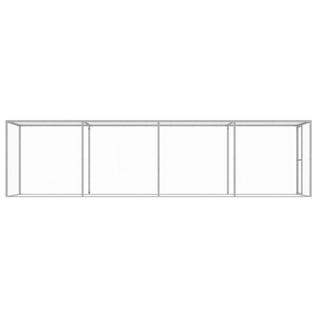 Kattenkooi 6x1,5x1,5 m gegalvaniseerd staal