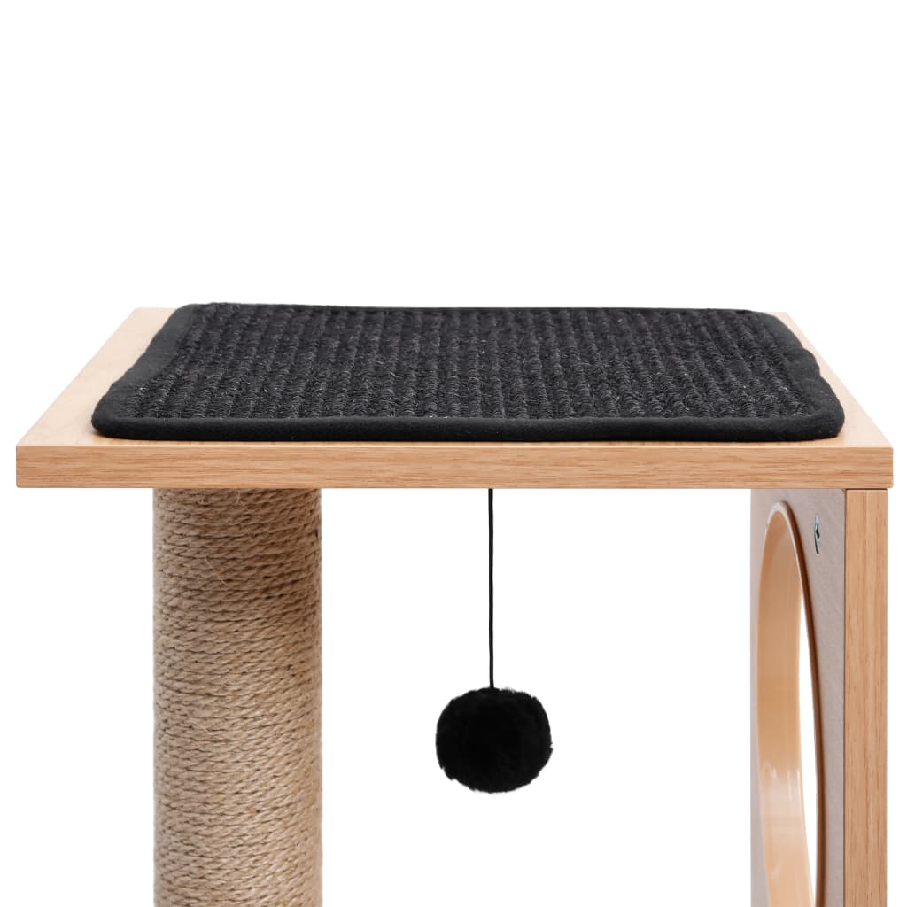 Kattenkrabpaal met sisal krabmat 60 cm