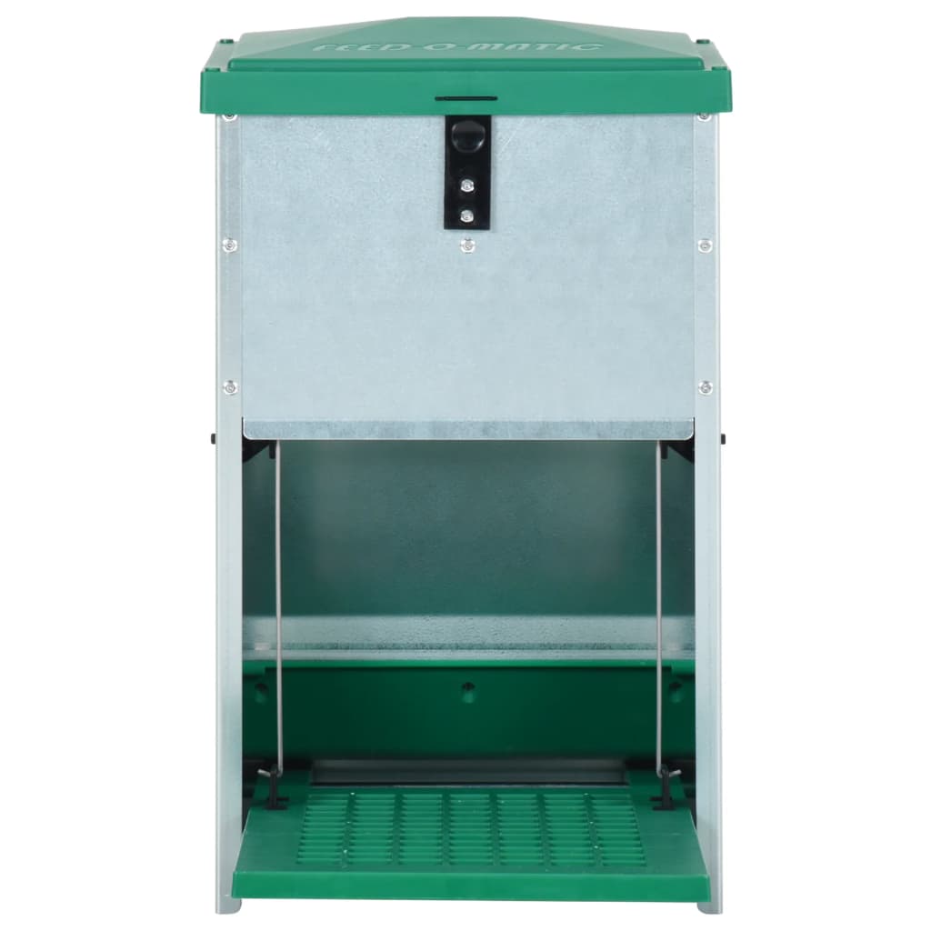 Pluimveevoerbak automatisch met pedaal 8 kg