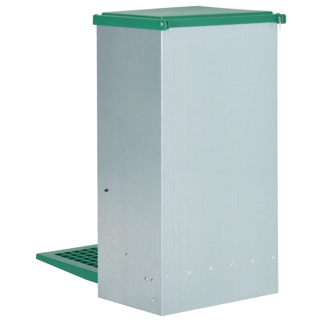 Pluimveevoerbak automatisch met pedaal 20 kg