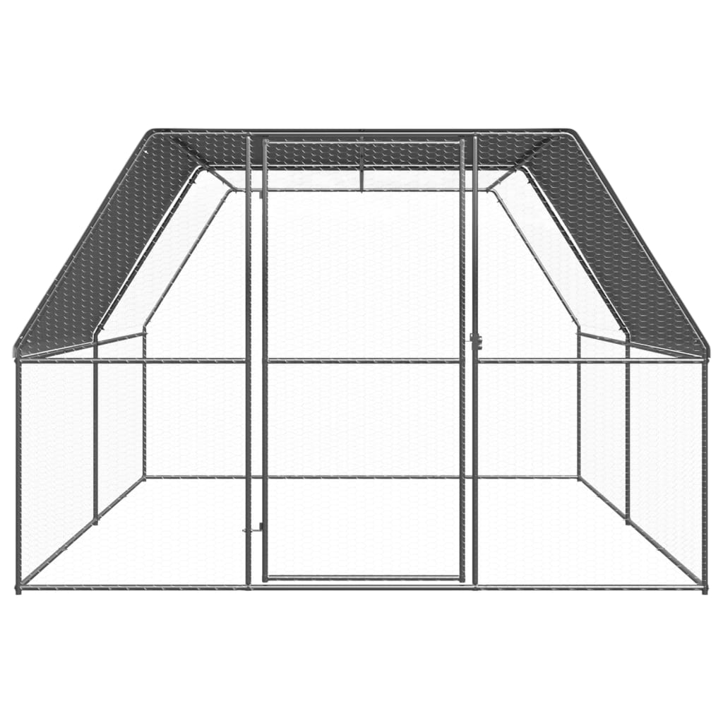 Kippenhok 3x4x2 m gegalvaniseerd staal