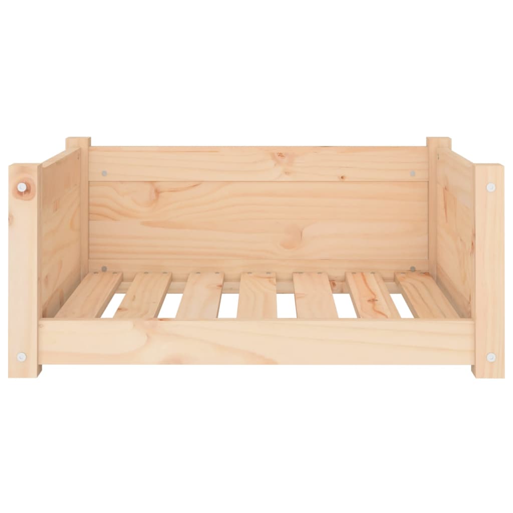 Hondenbed 65,5x50,5x28 cm massief grenenhout