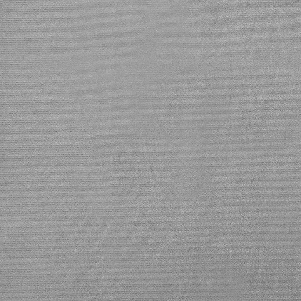 Hondenmand 50x40x26,5 cm fluweel lichtgrijs