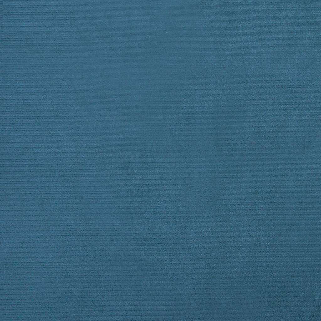 Hondenmand 70x52x30 cm fluweel blauw