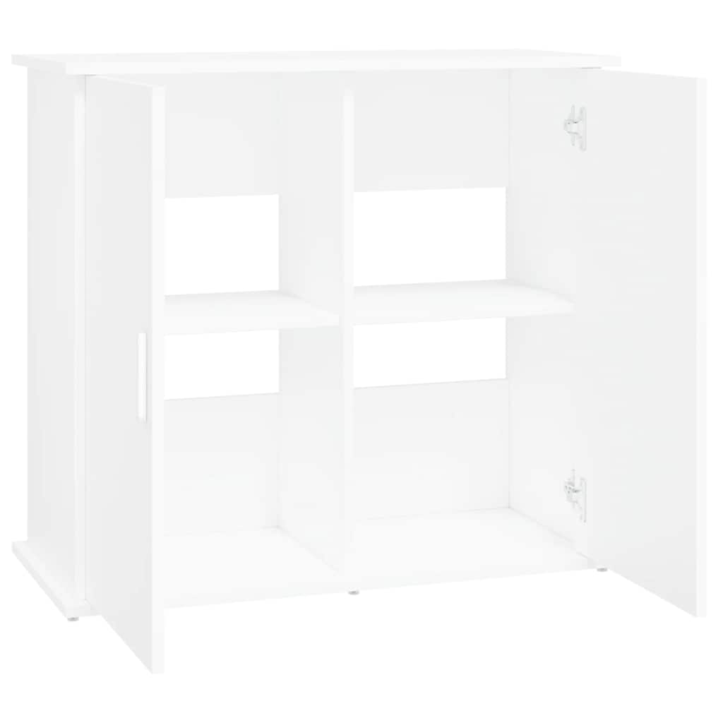 Aquariumstandaard 81x36x73 cm bewerkt hout wit