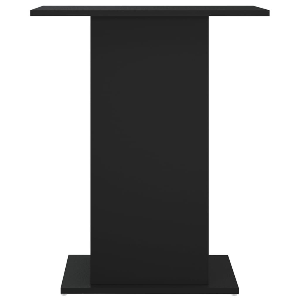 Aquariumstandaard 60,5x36x72,5 cm bewerkt hout zwart