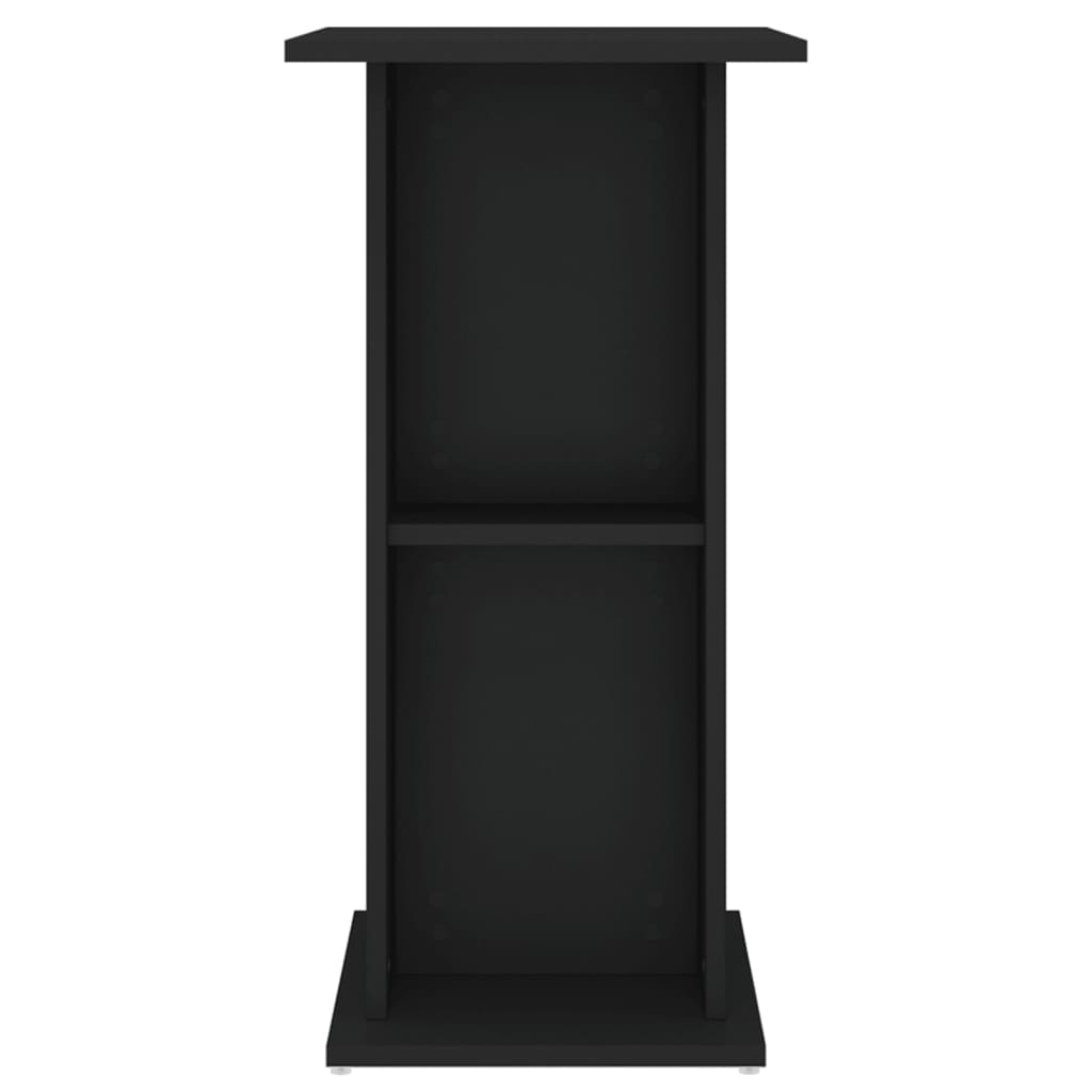 Aquariumstandaard 60,5x36x72,5 cm bewerkt hout zwart