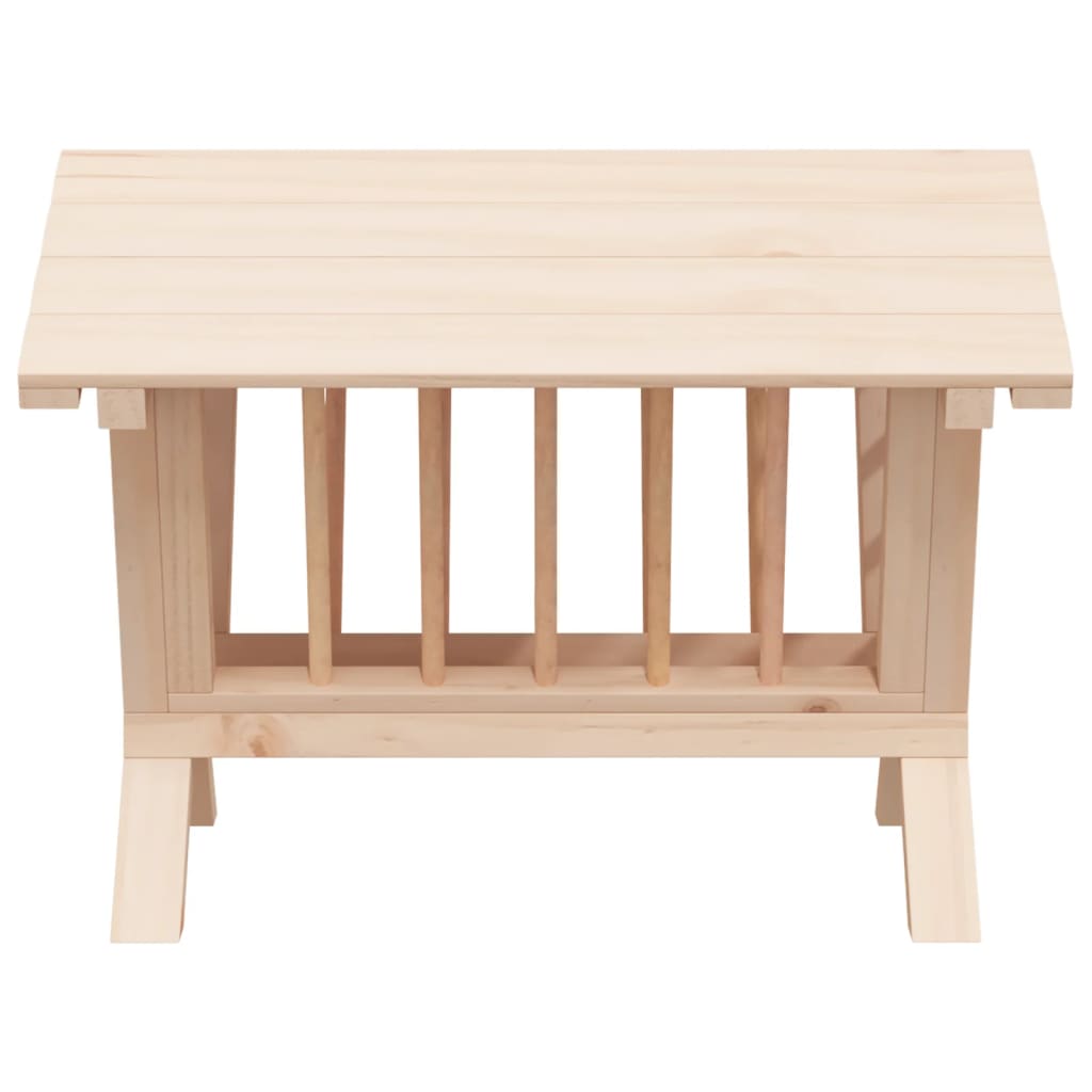 Hooiruif voor konijnen 44x33x33 cm massief vurenhout