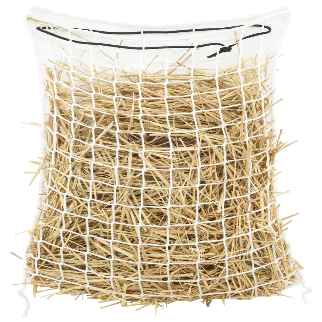 Hooinetten 2 st 75x75 cm rond polypropeen wit