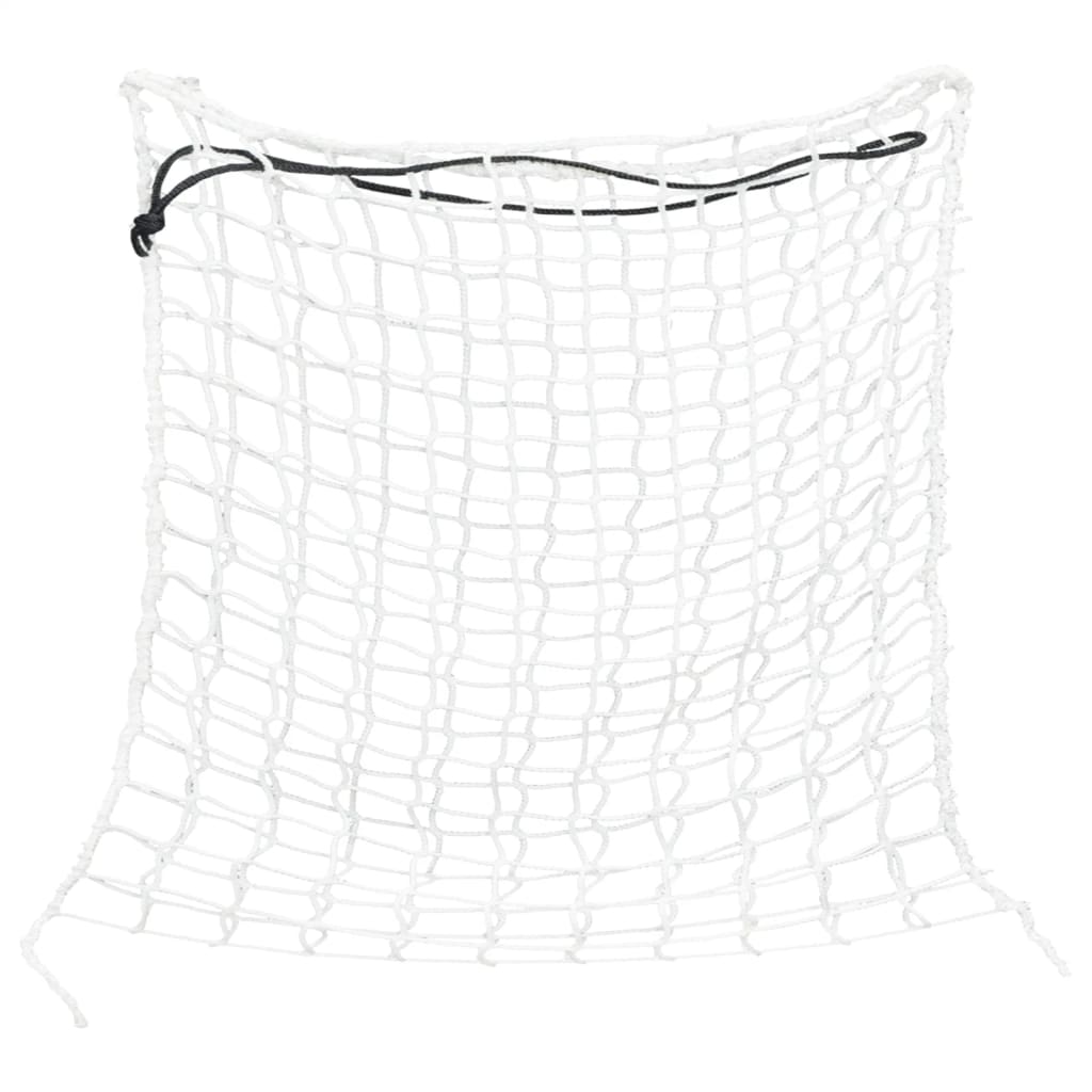 Hooinetten 2 st 100x100 cm rond polypropeen wit