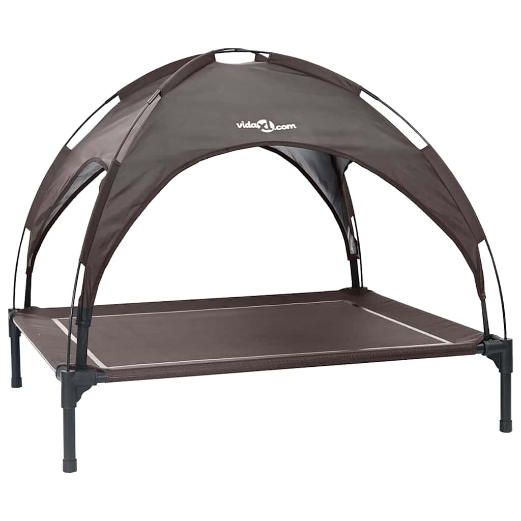 Hondenbed Bruin l Staal