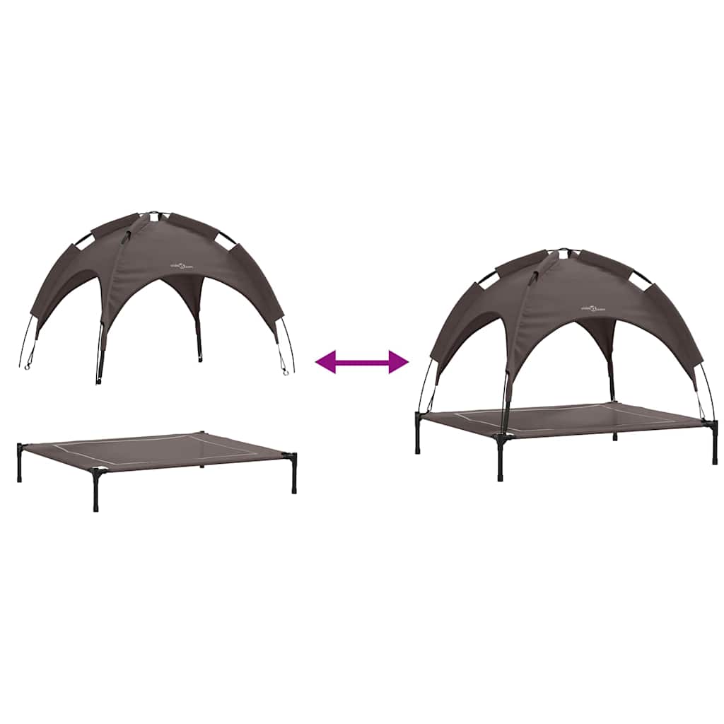 Hondenbed Bruin xl Staal