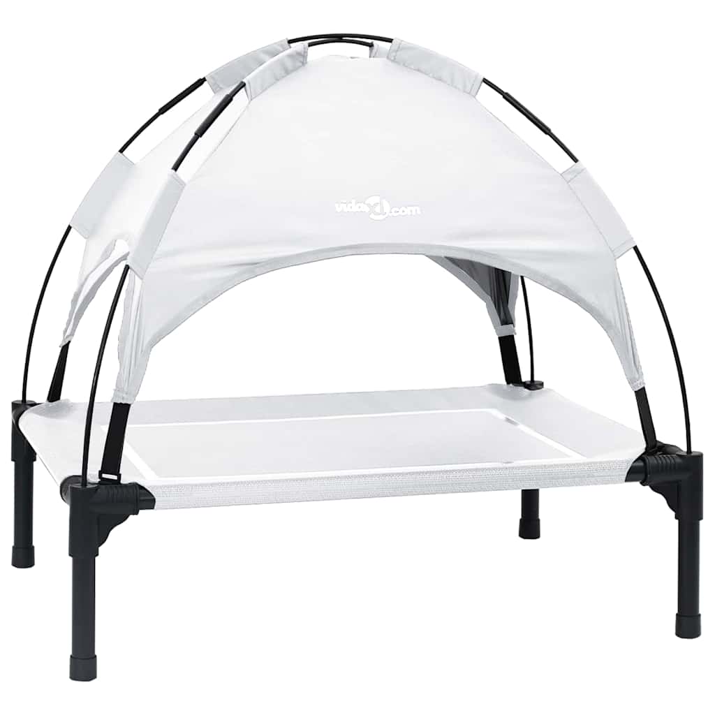 Hondenbed Zilvergrijs s Staal