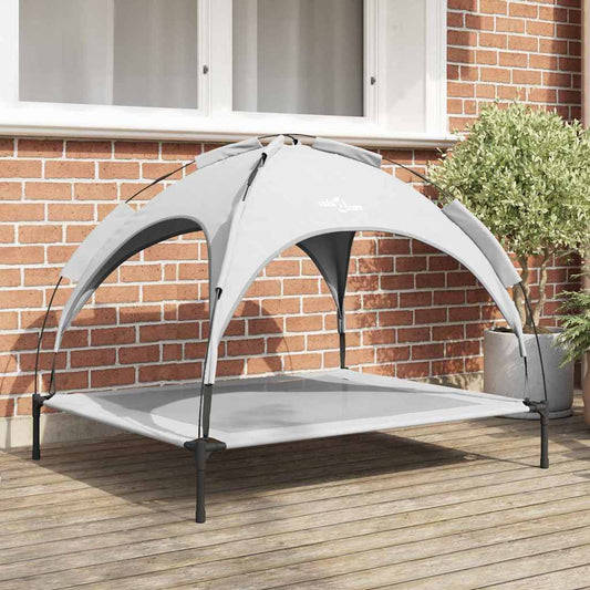 Hondenbed Zilvergrijs xl Staal