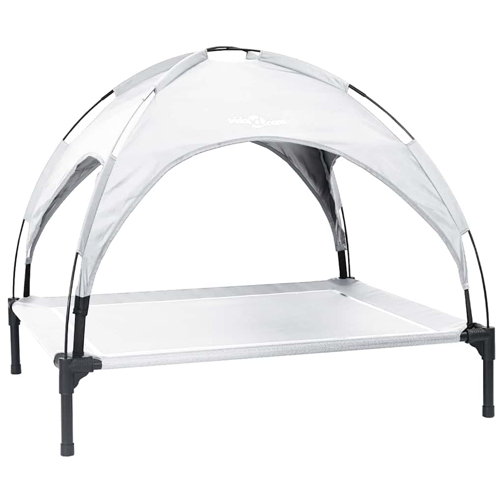 Hondenbed Zilvergrijs xl Staal