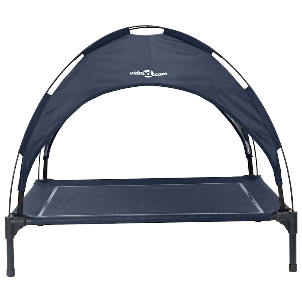 Hondenbed Marineblauw l Staal