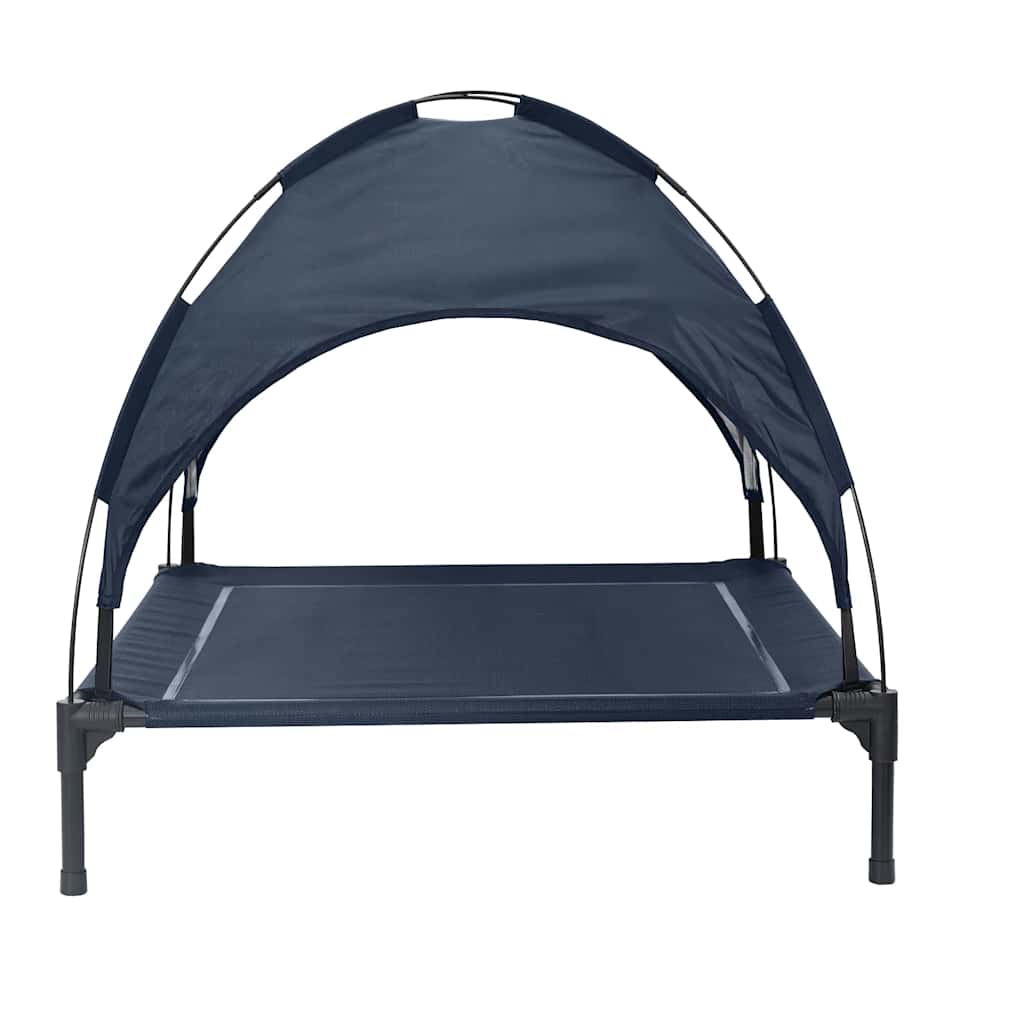 Hondenbed Marineblauw l Staal