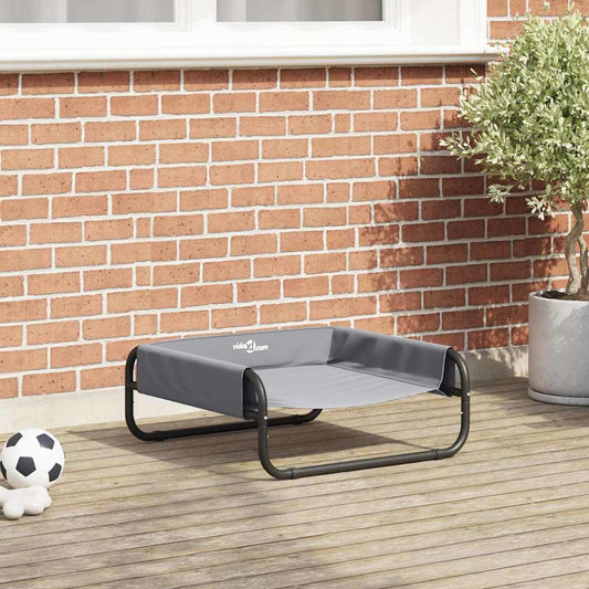 Hondenbed Lichtgrijs s Oxford Stof en Staal
