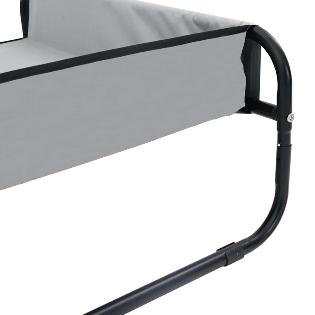 Hondenbed Lichtgrijs m Oxford Stof en Staal