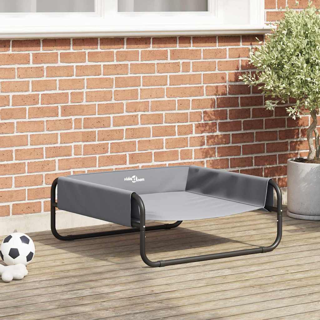 Hondenbed Lichtgrijs m Oxford Stof en Staal