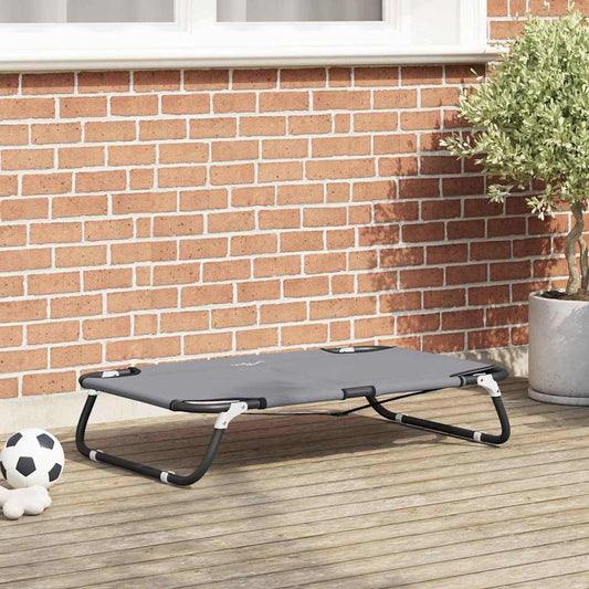 Hondenbed Lichtgrijs m Oxford Stof en Staal