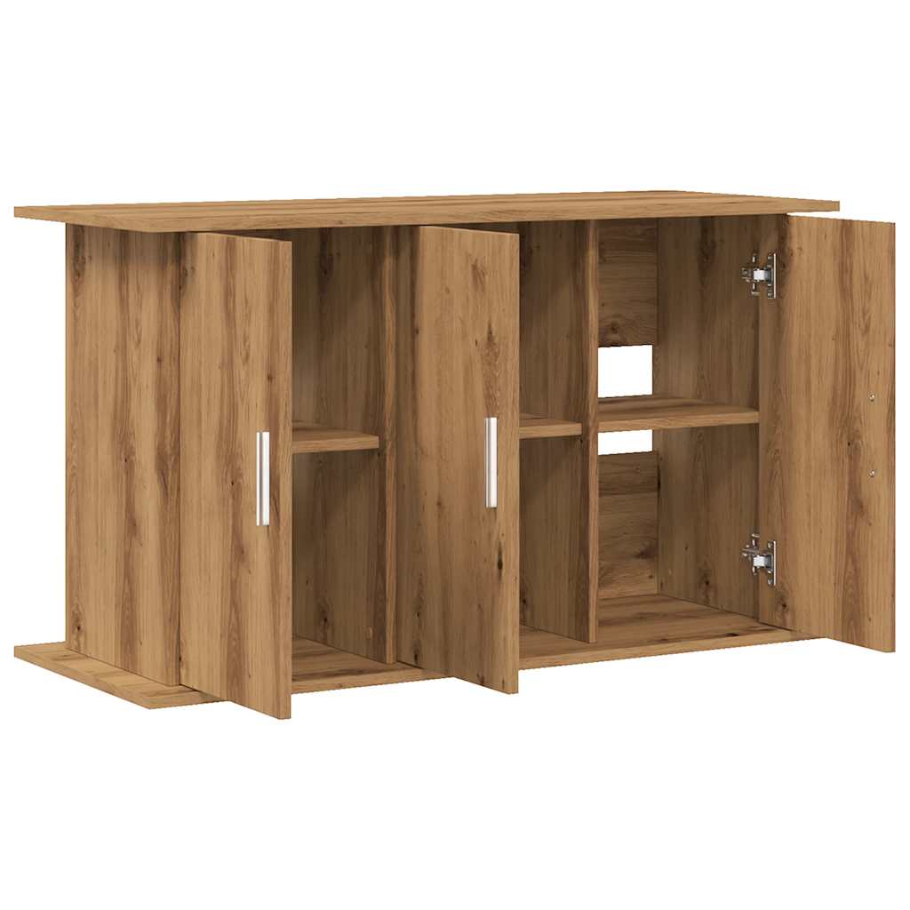 Aquariumstandaard Artisan Eikenhout 101x41x58 cm Bewerkt Hout