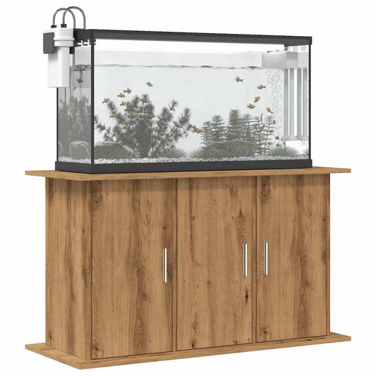 Aquariumstandaard Artisan Eikenhout 101x41x58 cm Bewerkt Hout