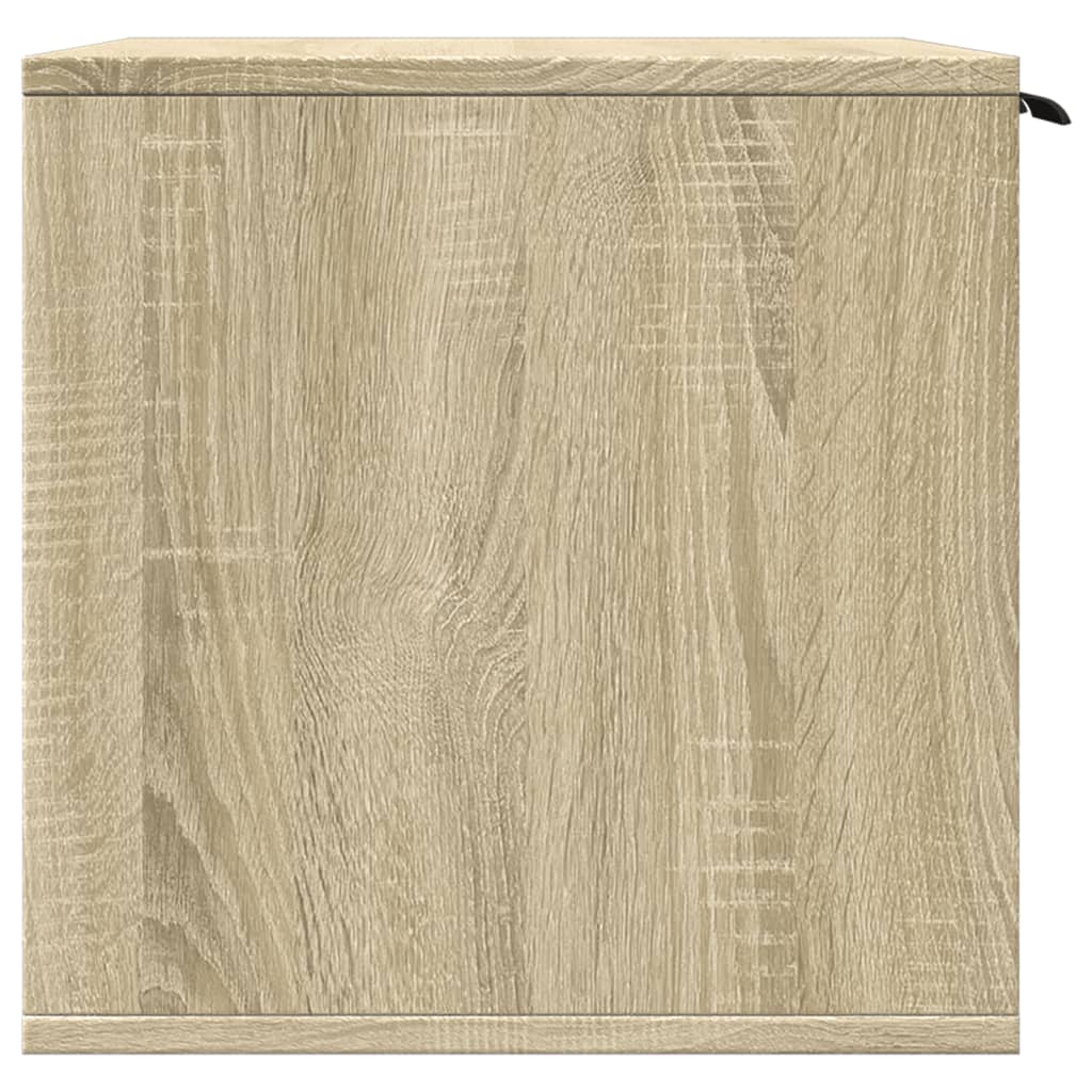 Kattenbakkast 60x40x40 cm bewerkt hout sonoma eikenkleurig