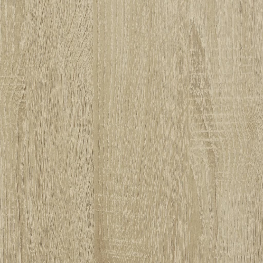 Kattenbakkast 60x40x40 cm bewerkt hout sonoma eikenkleurig