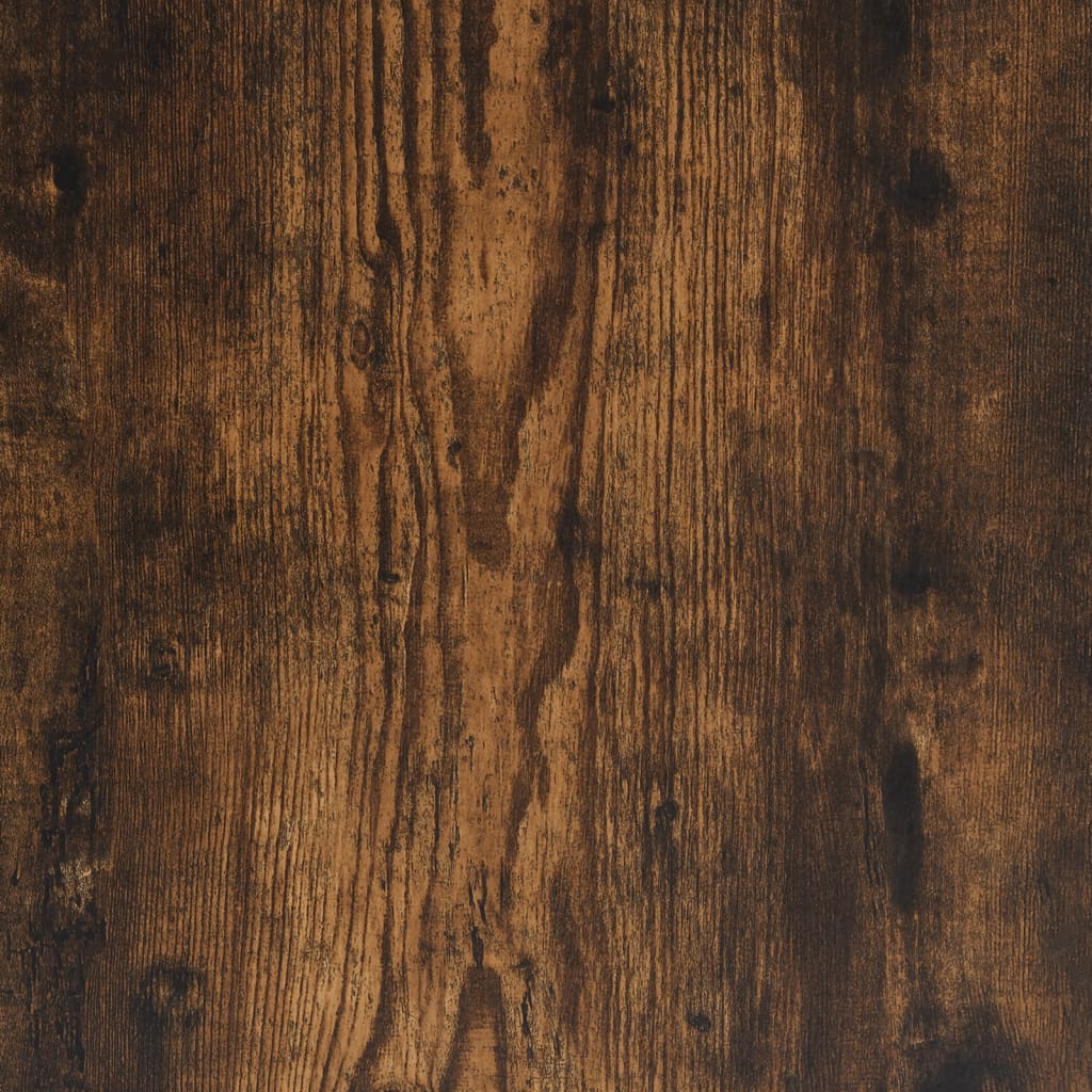 Kattenbakkast 80x50x45 cm bewerkt hout gerookt eikenkleurig
