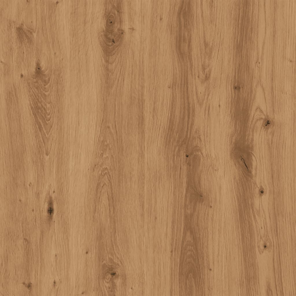 Kattenbakkast 80x50x45 cm bewerkt hout artisanaal eikenkleurig