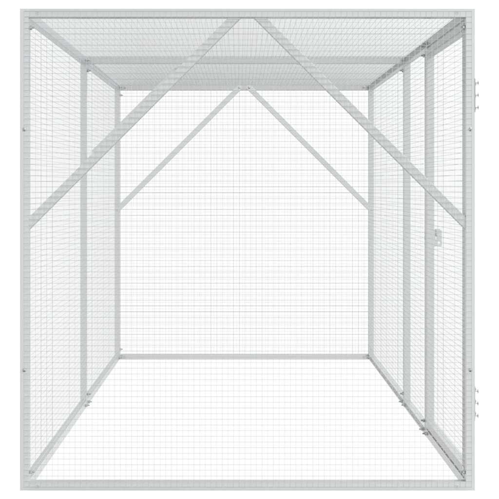 Vogelkooi Antraciet 208 x 102 x 108 cm Gegalvaniseerd staal