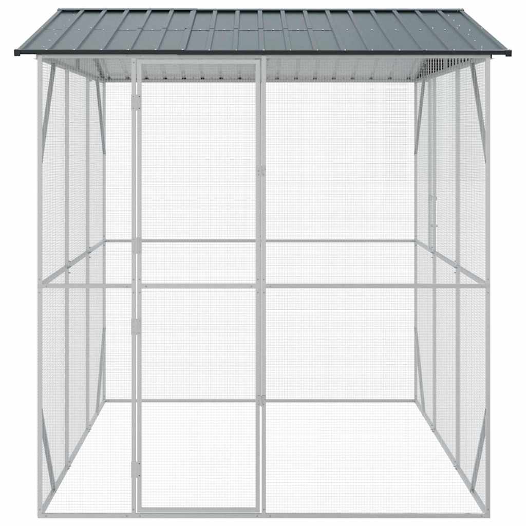 Vogelkooi Antraciet 227 x 310 x 247 cm Gegalvaniseerd staal