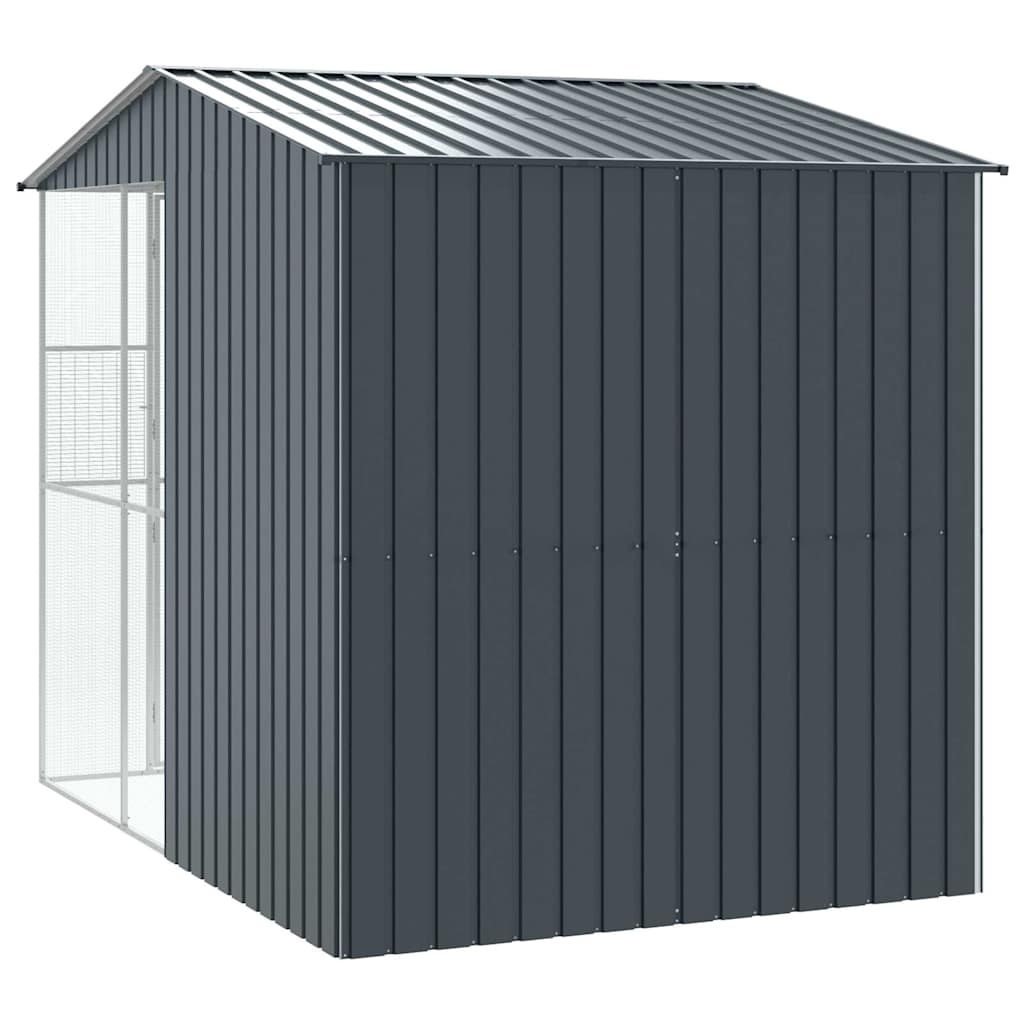Vogelkooi Antraciet 215 x 310 x 247 cm Gegalvaniseerd staal