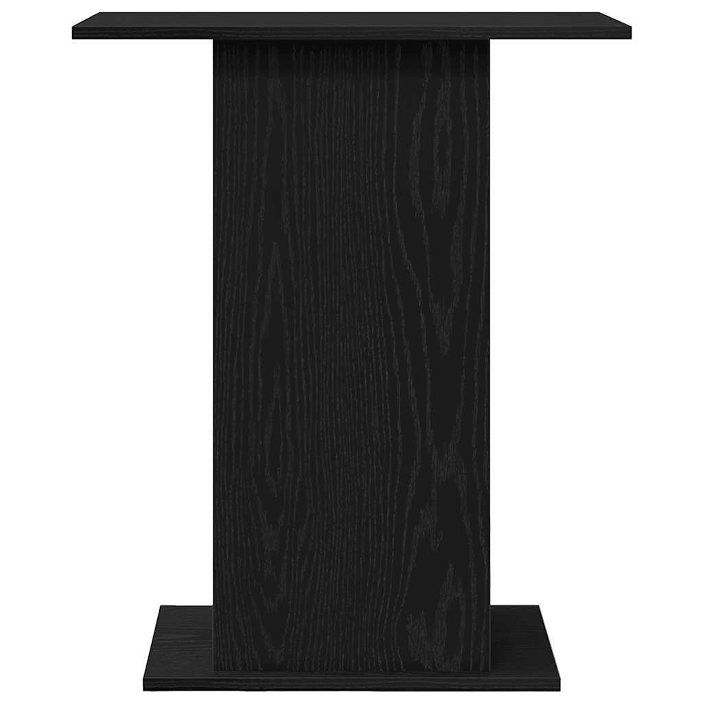 Aquariumstandaard 60,5x36x72,5 cm spaanplaat zwart eikenkleurig