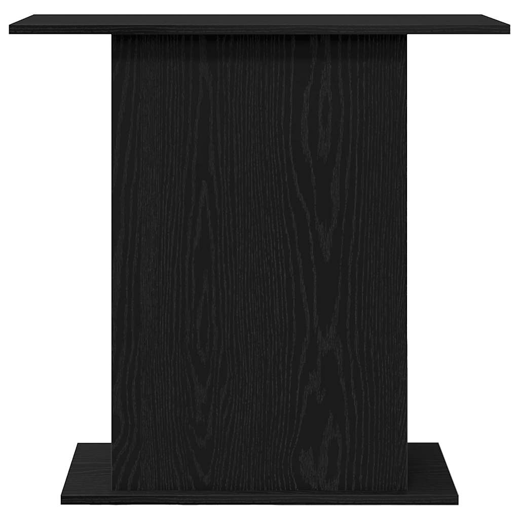 Aquariumstandaard 75x36x72,5 cm bewerkt hout zwart eikenkleurig