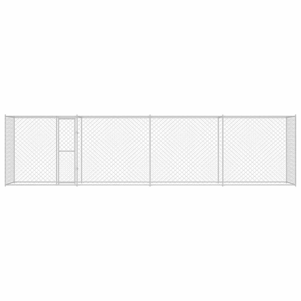 Hondenbench Zilver 800 x 200 x 256 cm Gegalvaniseerd staal