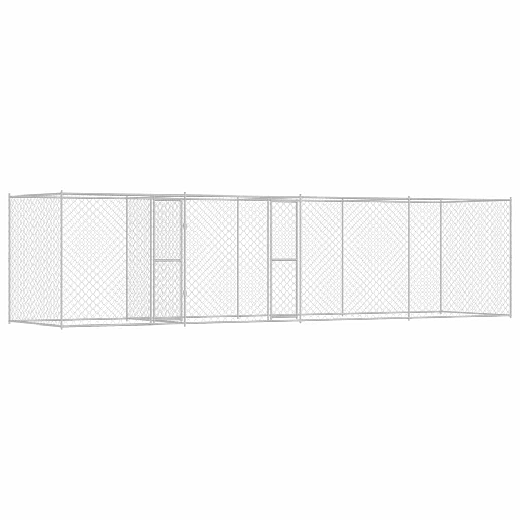 Hondenbench Zilver 600 x 200 x 200 cm Gegalvaniseerd staal