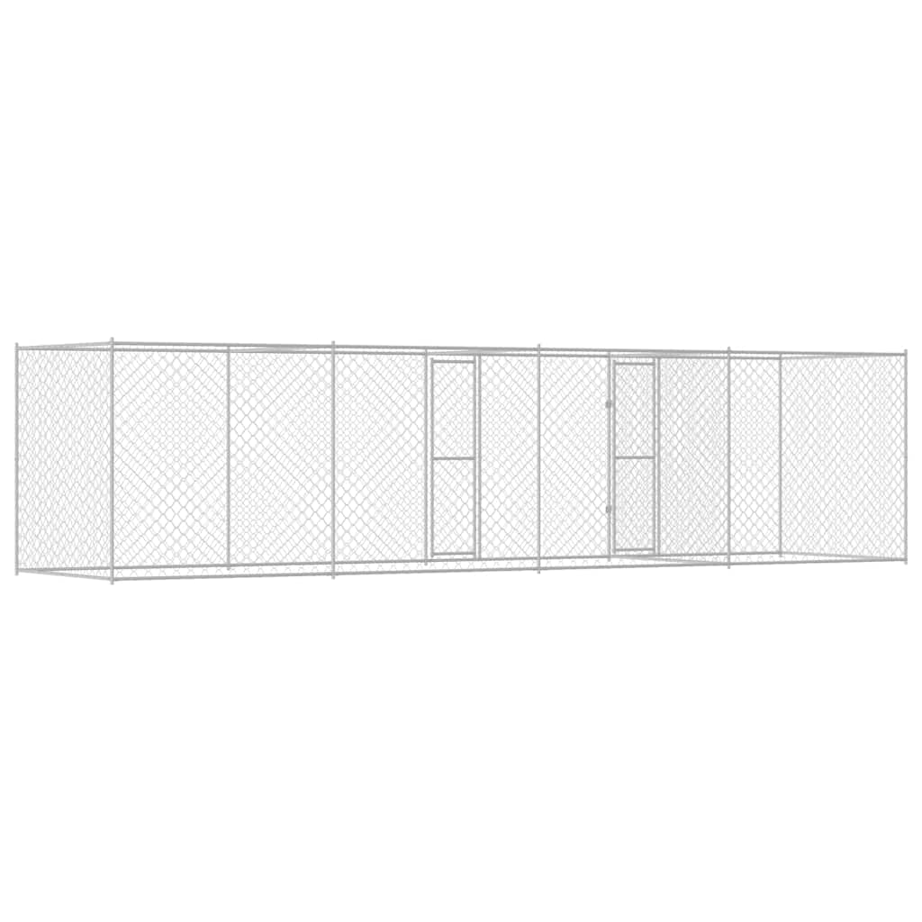 Hondenbench Zilver 600 x 200 x 200 cm Gegalvaniseerd staal