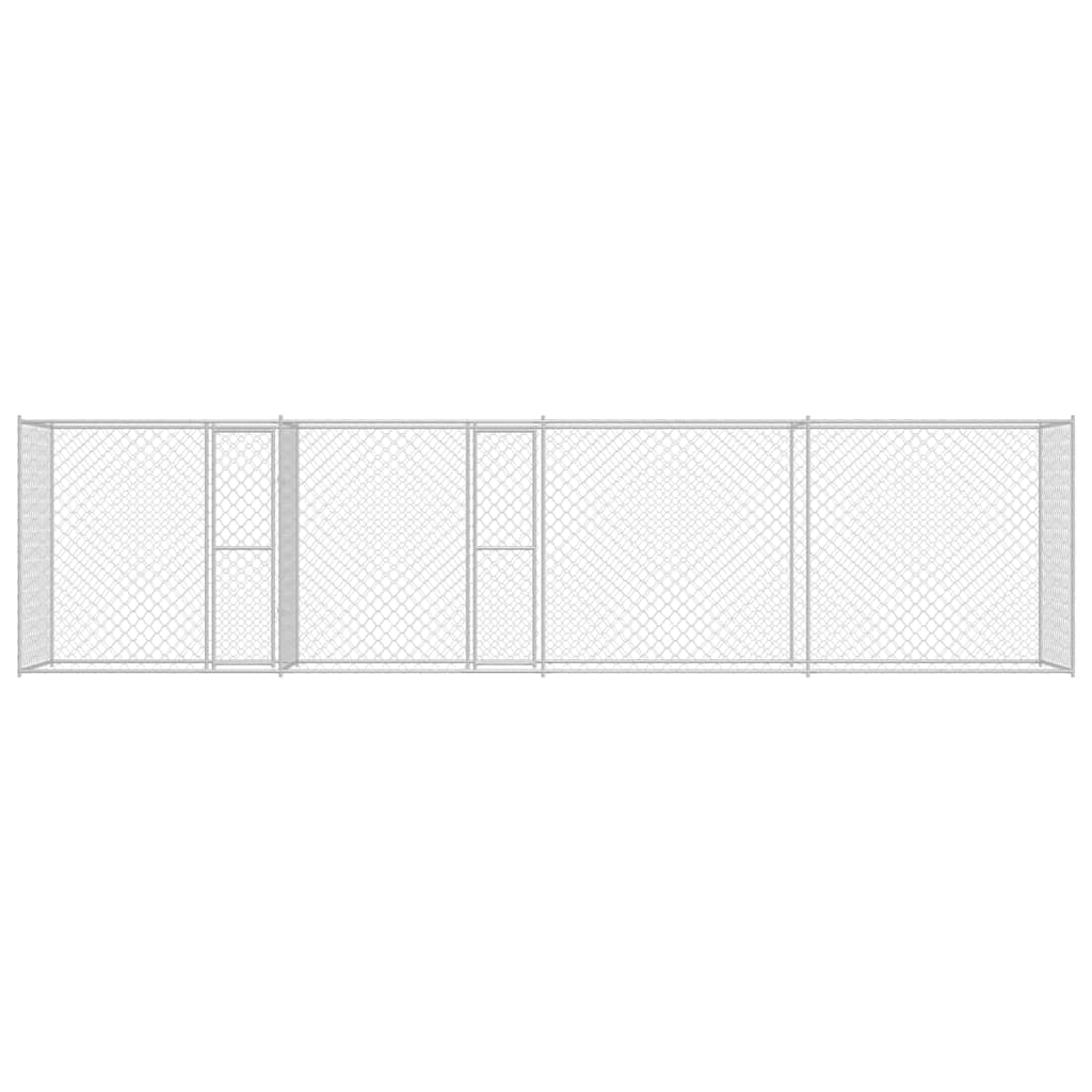 Hondenbench Zilver 600 x 200 x 200 cm Gegalvaniseerd staal